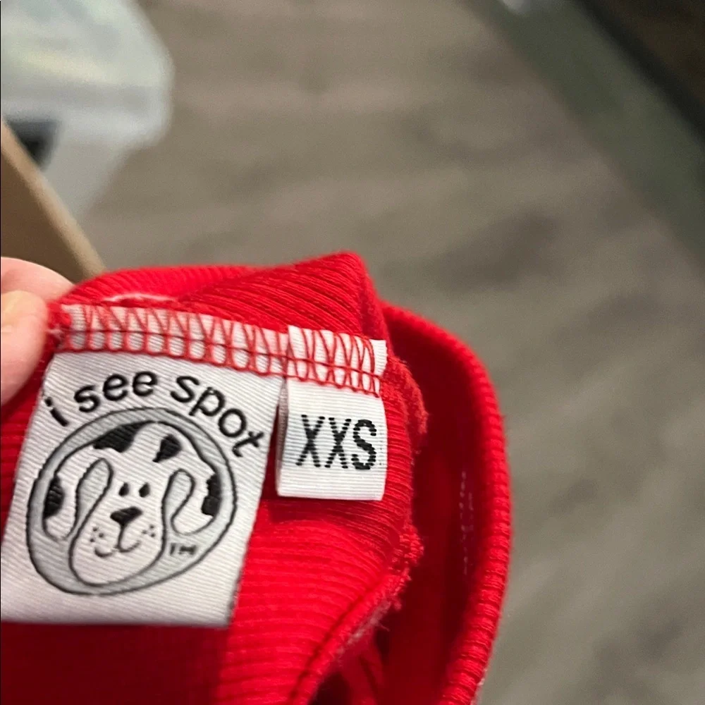 Red Christmas Dog tank